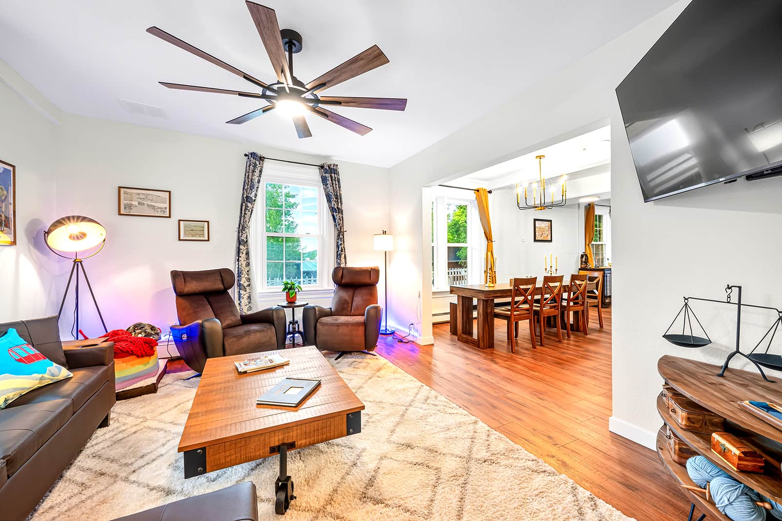 The living room