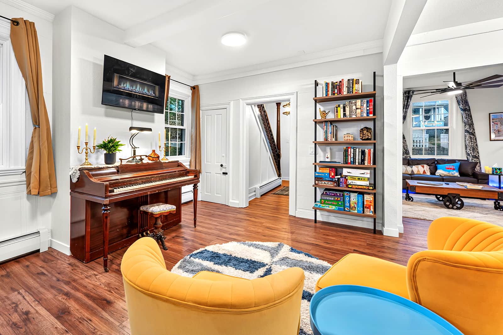 The living room