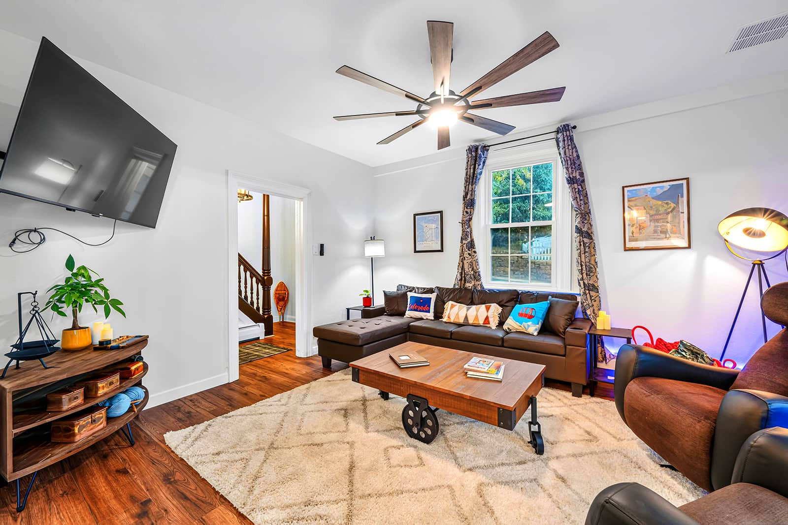 The living room
