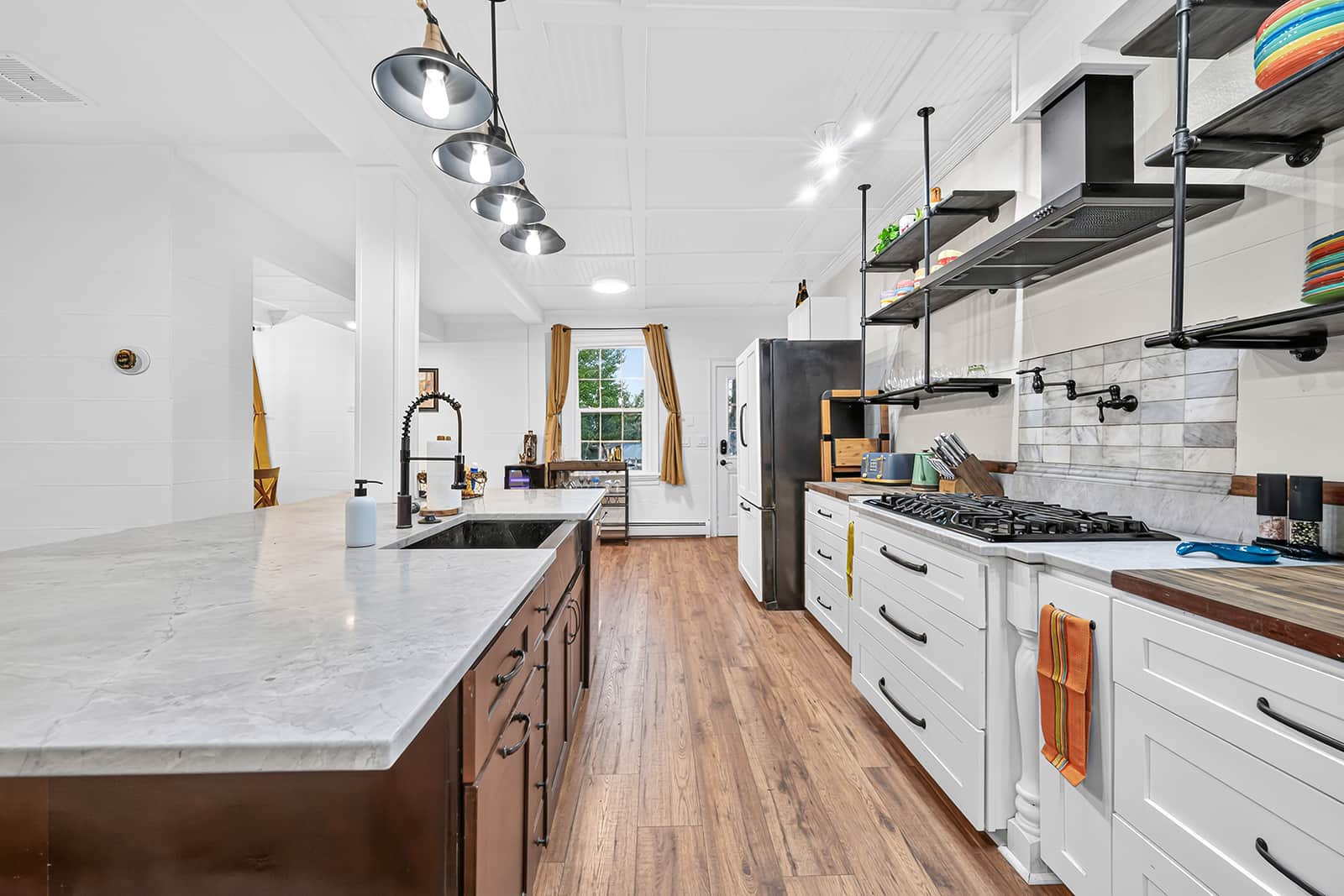 The chef's kitchen