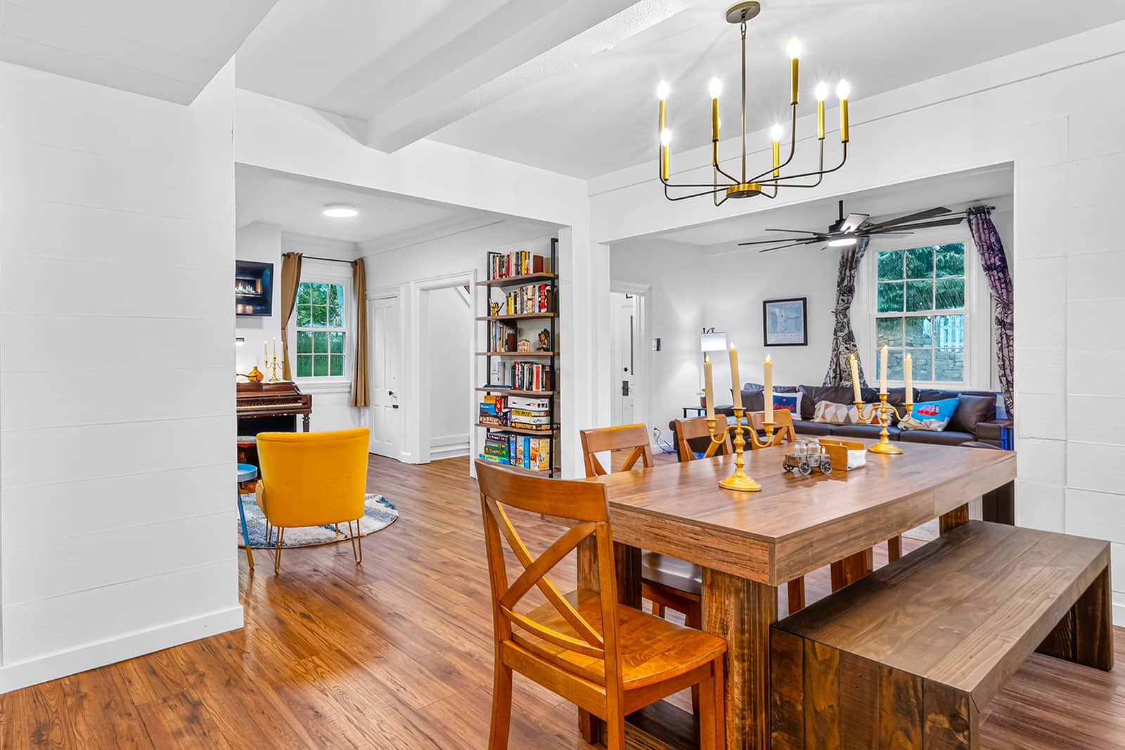 The dining room